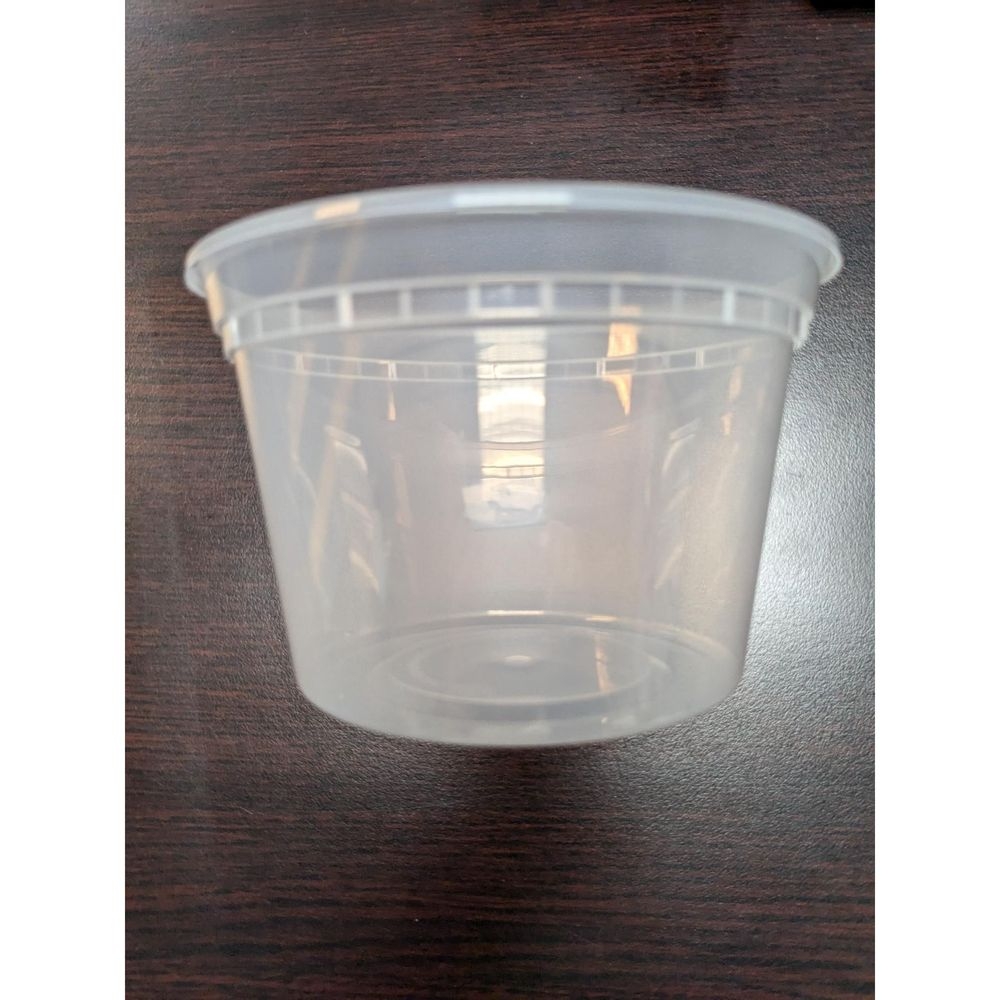 Baily Clear Soup Container Cup Only, 16 Ounce Capacity -- 500 per case.
