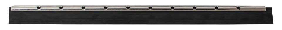 Tolco Stainless Steel Squeegee Channel with Rubber, 12 inch.