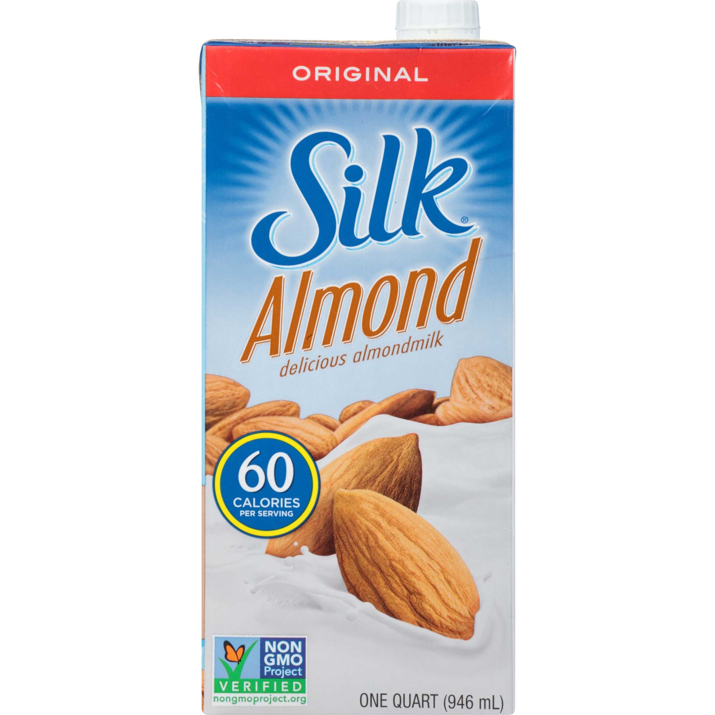 Silk Original Pure Almond Milk, 32 Ounce -- 6 per case.