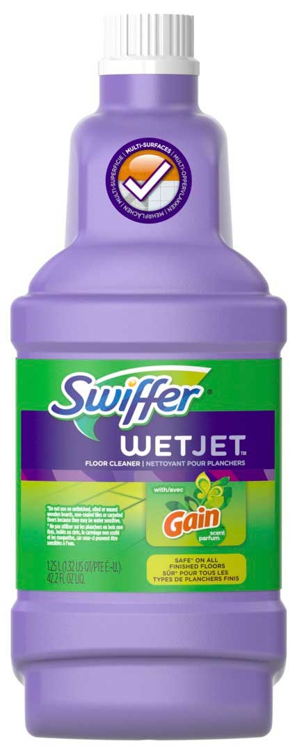 Swiffer Wet Jet Gain Liquid Floor Cleaner, 42.2 Fluid Ounce -- 4 per case.