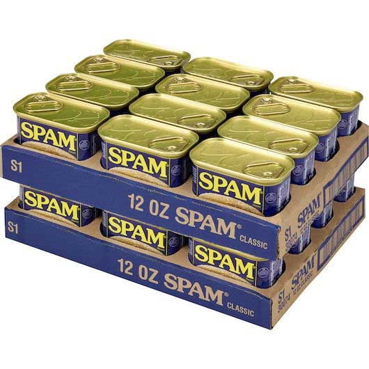 Spam Classic Luncheon Meat, 12 Ounce -- 24 per case