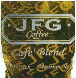 JFG Medium Roast Coffee Cafe Blend - Filter Pack, 1.5 Ounce -- 42 per case.