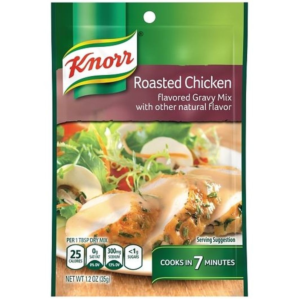 Knorr Roasted Chicken Flavored Gravy Mix, 1.2 Ounce -- 24 per case