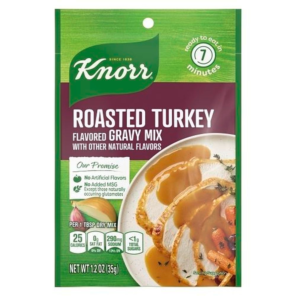Knorr Roasted Turkey Gravy Mix, 1.2 Ounce -- 24 per case