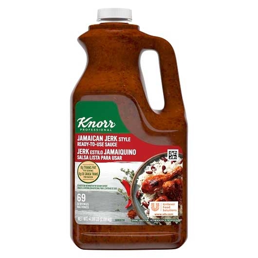 Single Knorr Professional Ready-to-Use Jamaican Jerk Sauce Jug, 0.5 Gallon