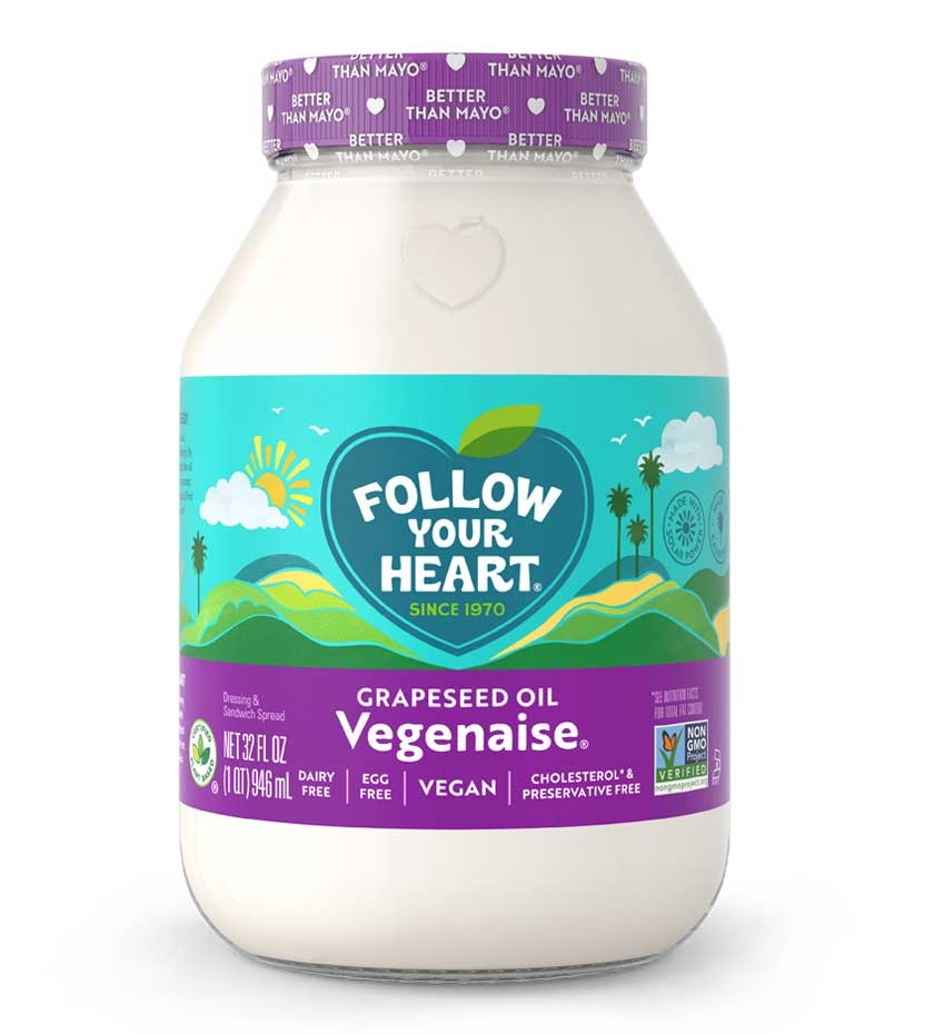 Follow Your Heart Grapeseed Oil Vegenaise, 32 Ounce -- 6 per case