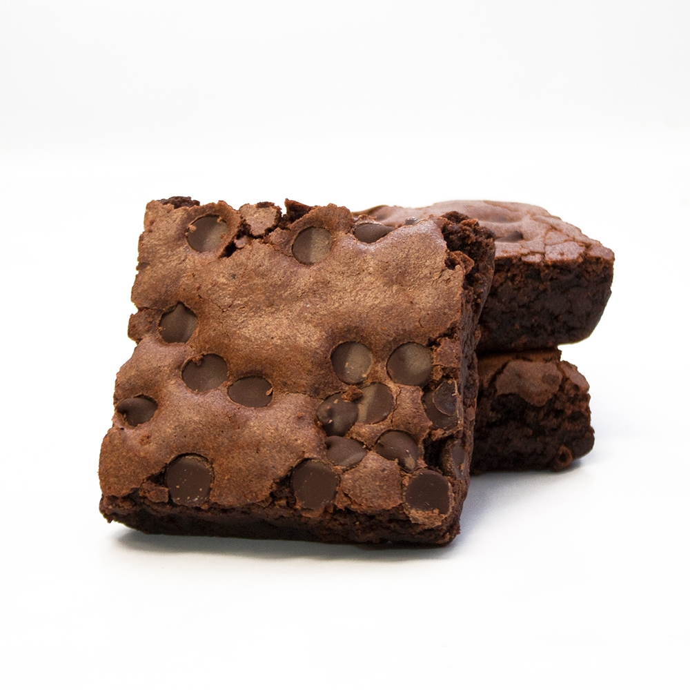 Davids Gluten Free Thaw N Sell Chocolate Chip Brownie Individually Wrapped, 3.5 Ounce -- 48 per case.