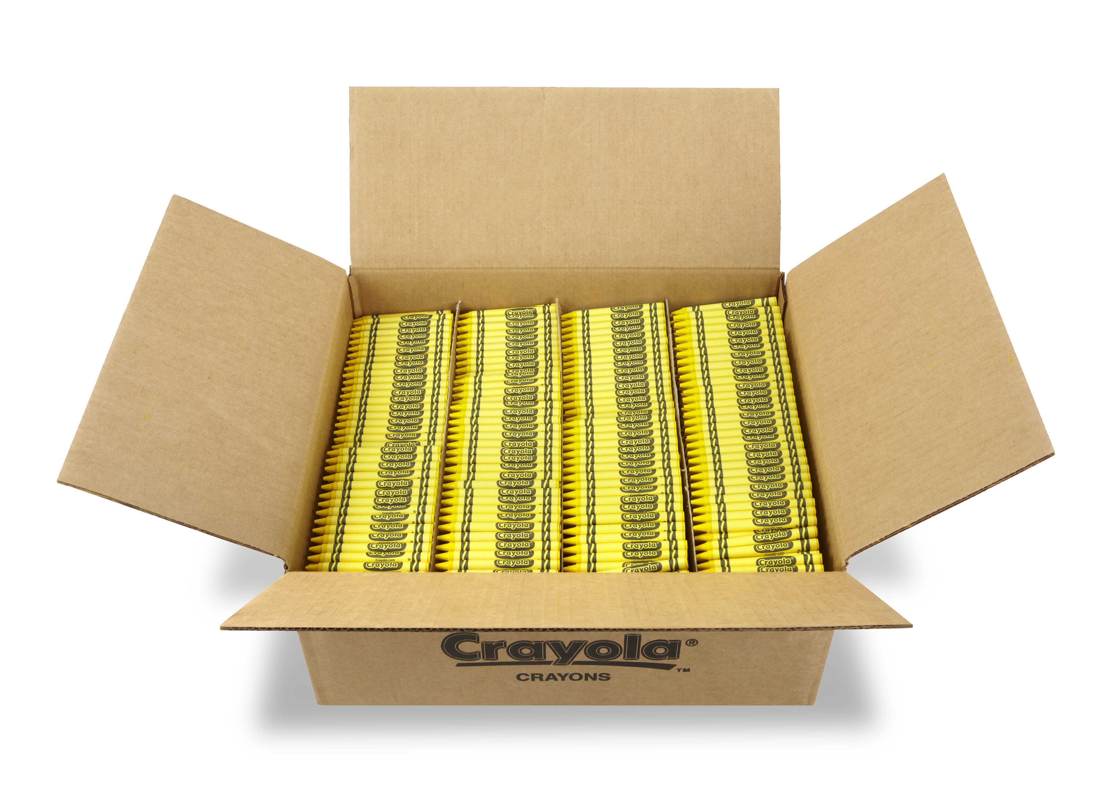 Crayola Yellow Bulk Crayons -- 3000 per case.