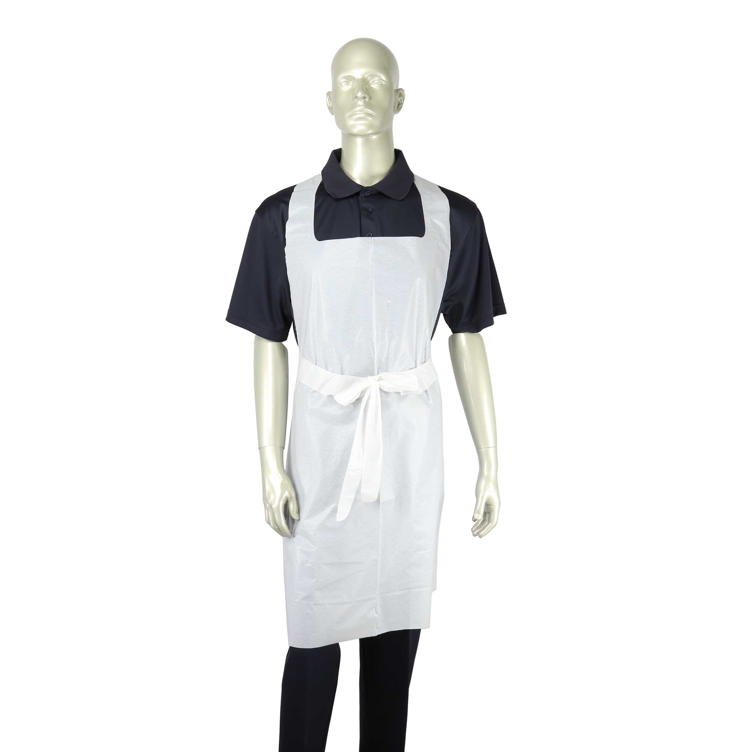 Royal 1.77 Mil Polyethylene Apron, 28 x 46 inch -- 500 per case.