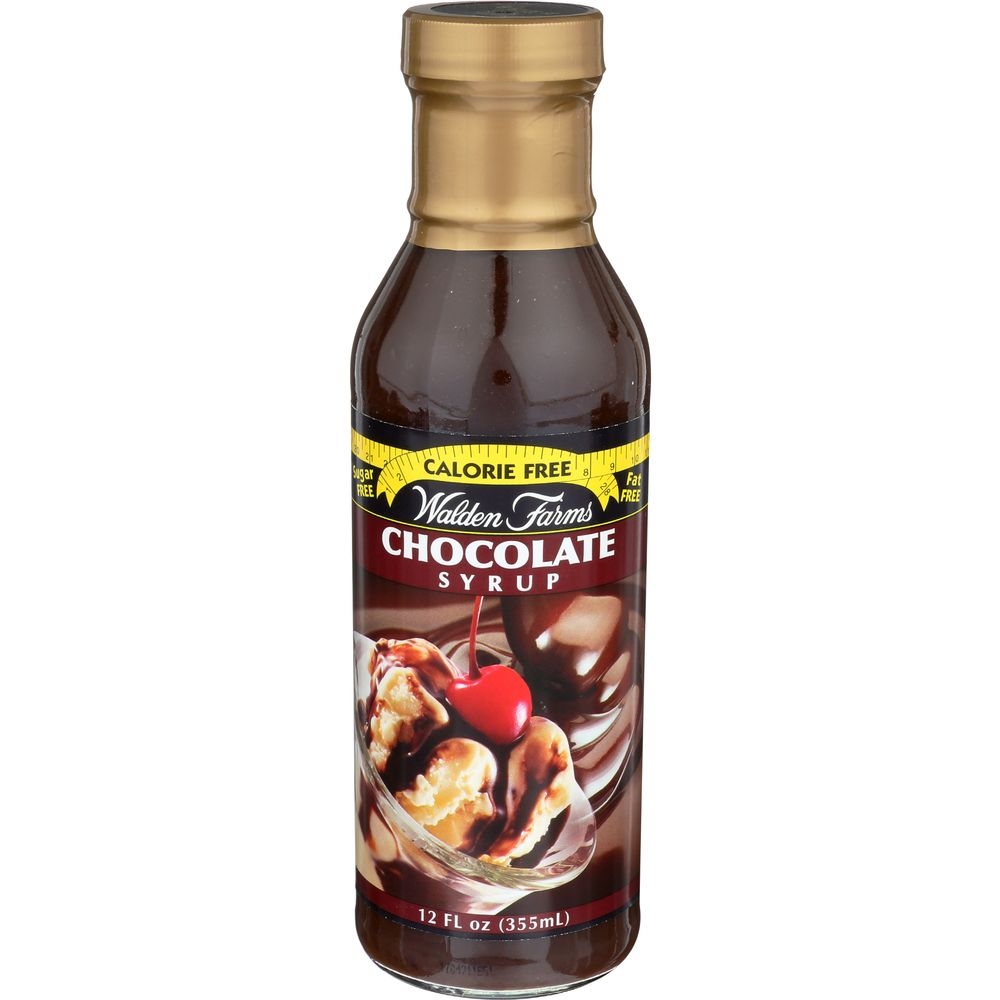 Walden Farms Chocolate Syrup Sugar Free, 12 Ounce -- 6 per case