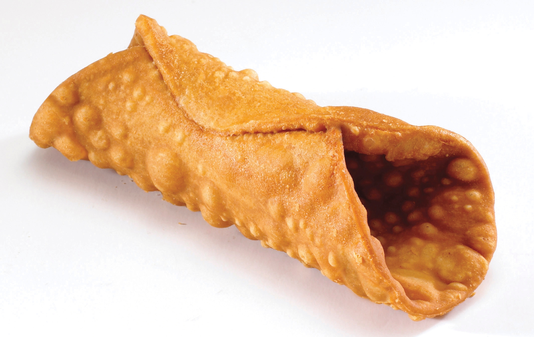 Flowers Foods European Bakers Large Cannoli Shell, 5 inch -- 48 per case.