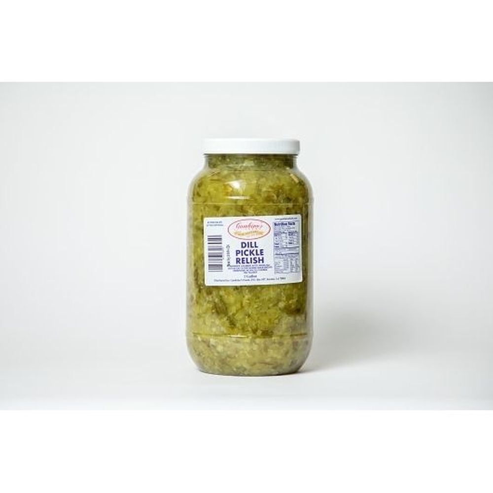 Gambinos Foods Dill Relish, 4 Gallon