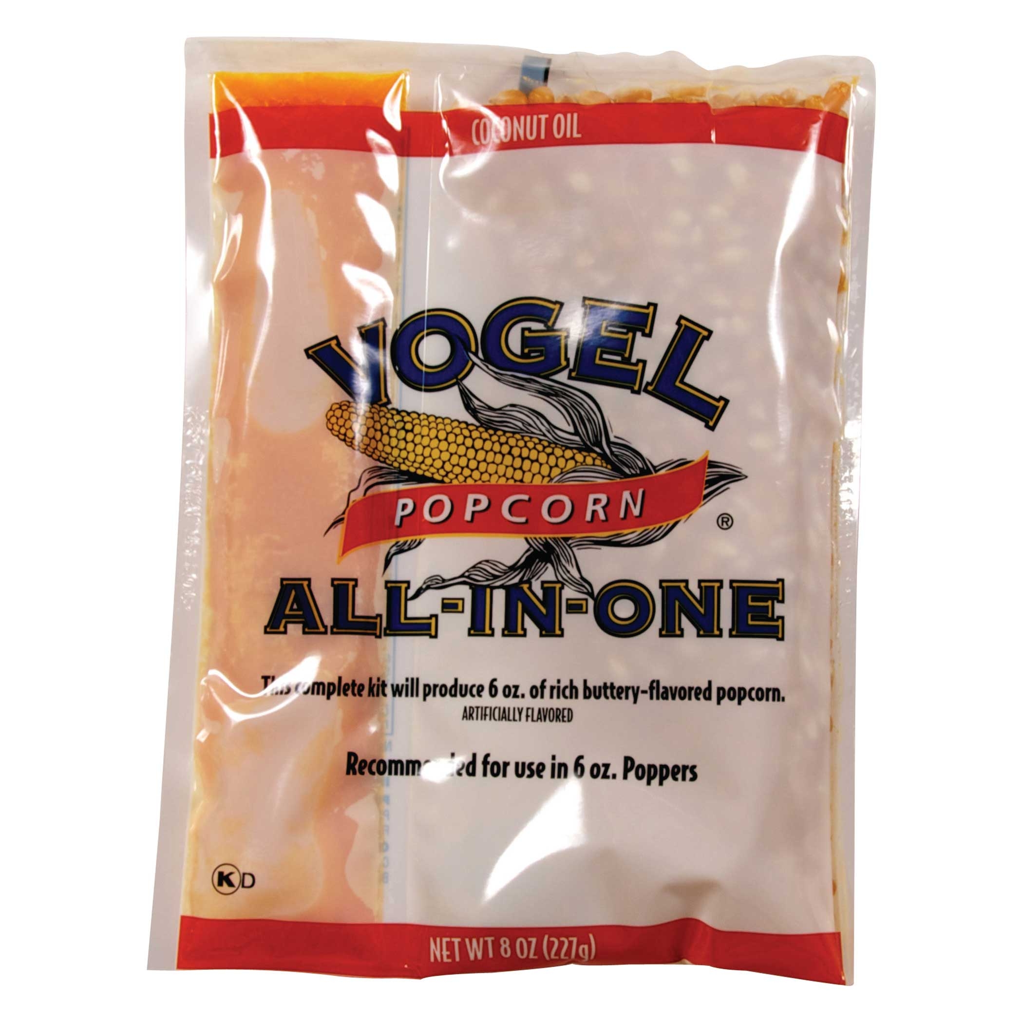 Vogel All In One Coconut Oil Popcorn, 8 Ounce -- 36 per case.