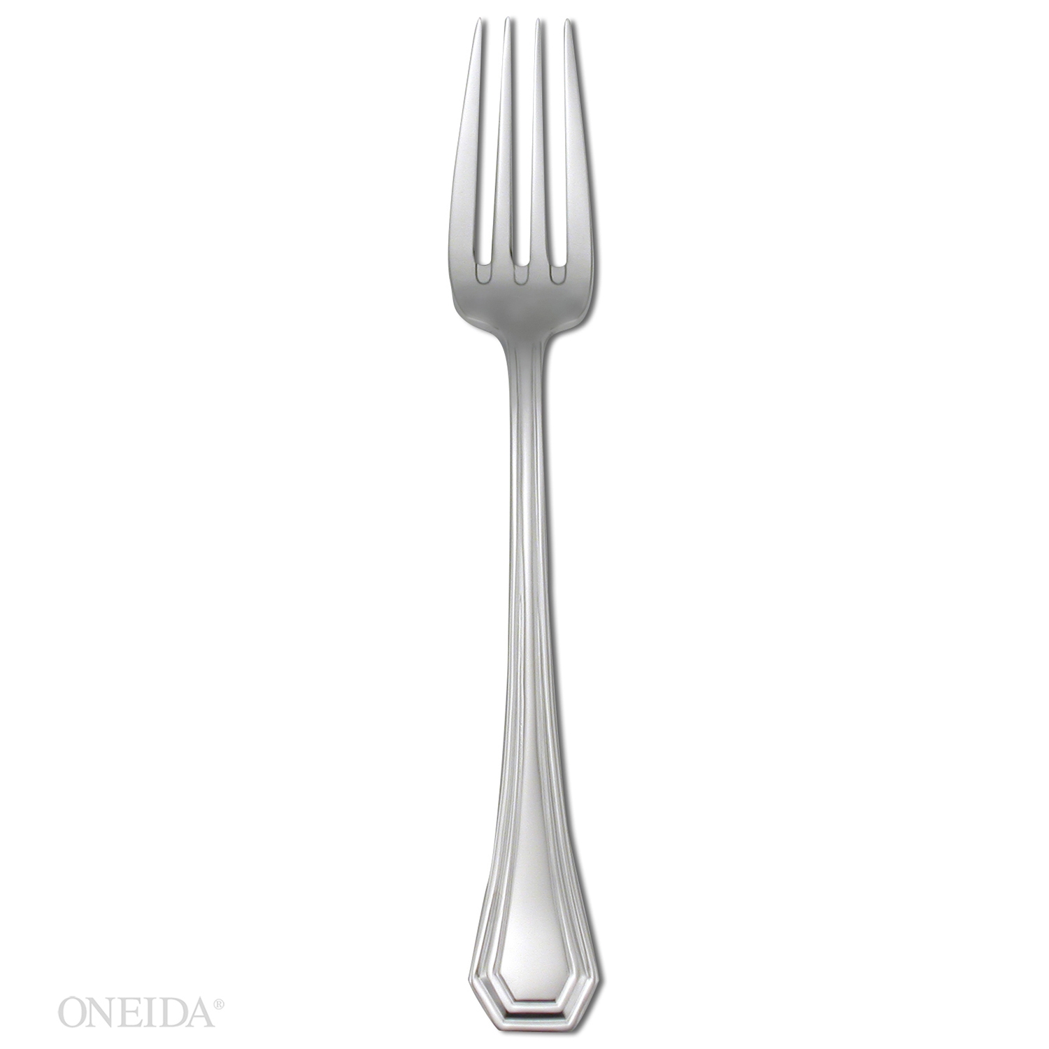 Oneida Europa 4-Star European Size Dinner Fork - Lido Stainless Steel Pattern -- 12 Per Case.