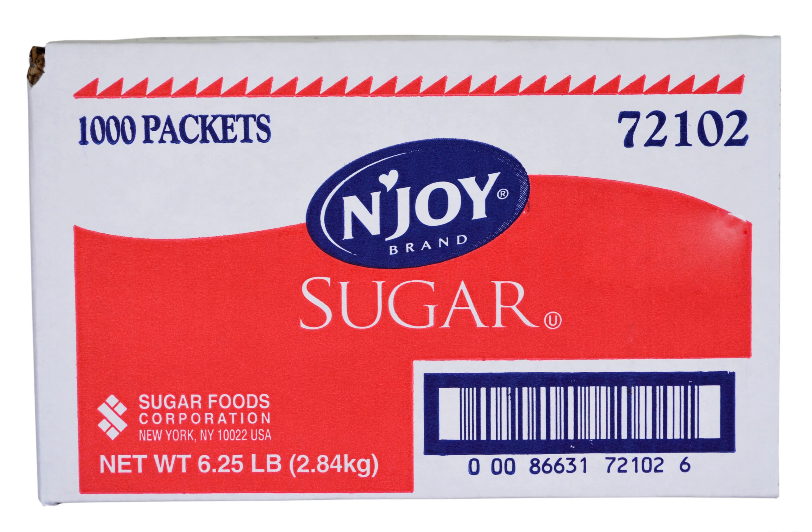 Natural Joy Sugar, .1 Ounce --  1000 Packet