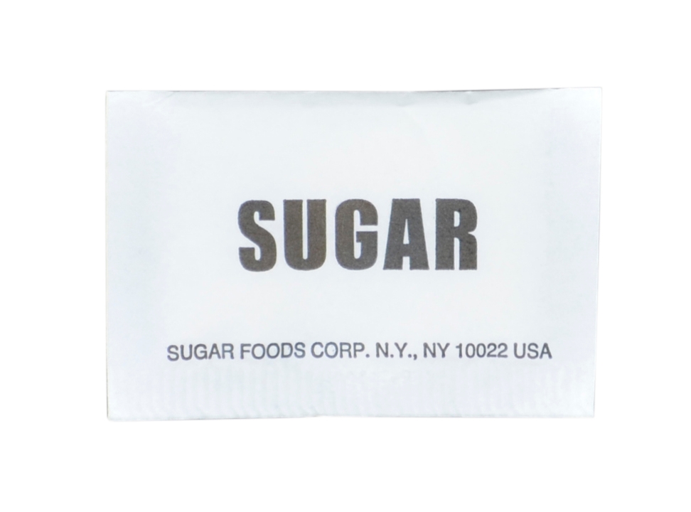 Sugar Foods 2 Mil Generic Sugar, .1 Ounce -- 2000 Count
