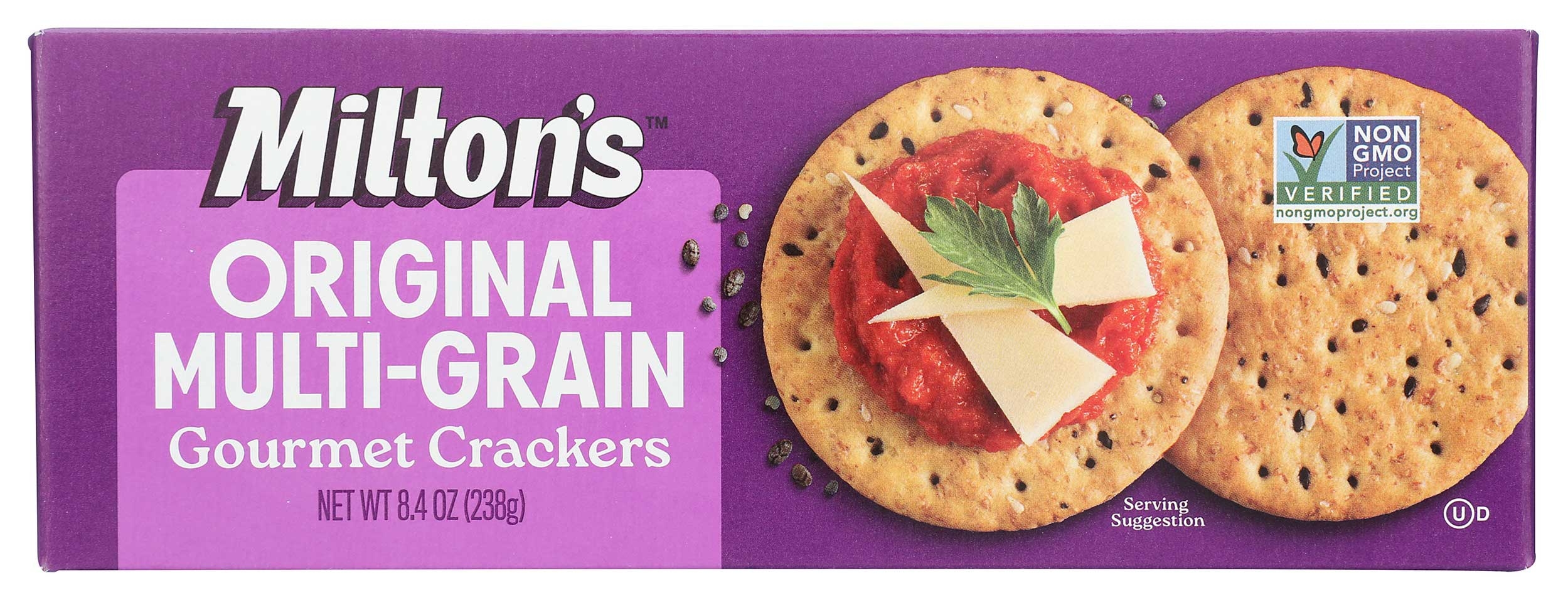Miltons Gourmet Original Multigrain Cracker, 8.4 Ounce -- 8 per case