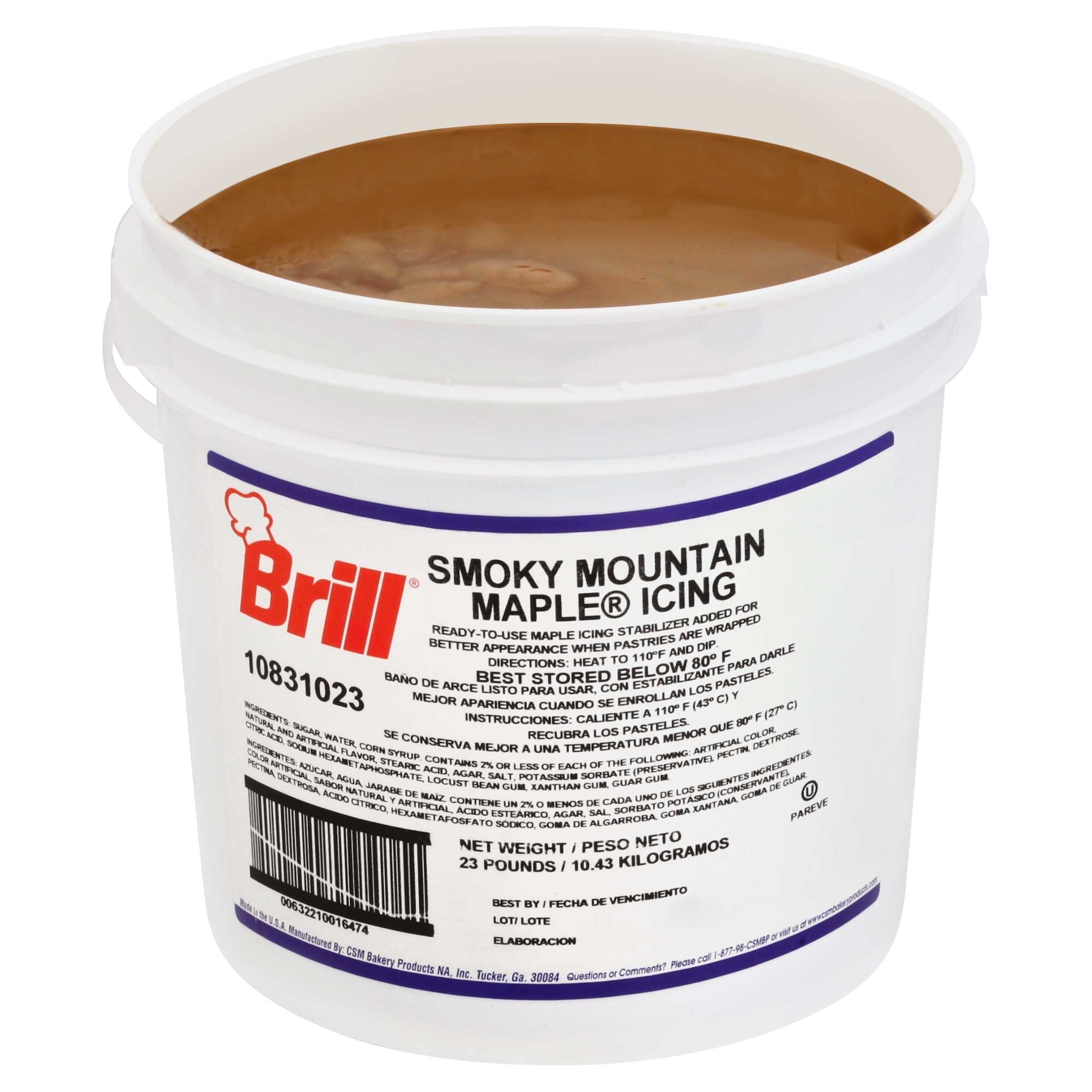 HC Brill Smokey Mountain Maple Icing, 23 Pound.