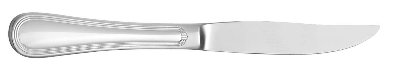 World Tableware International Geneva 18/0 Stainless Steel Steak Knife -- 12 per case.