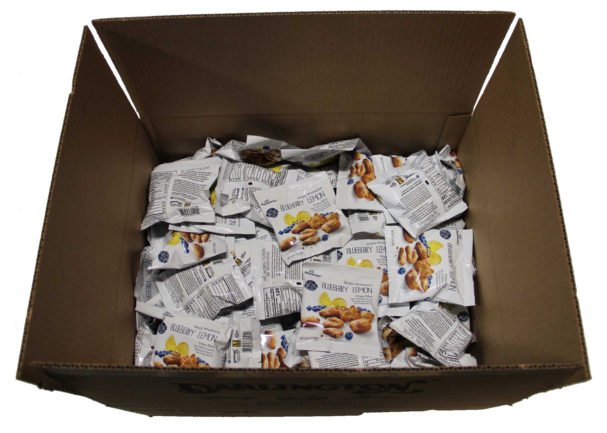 Appleways Whole Grain Blueberry Lemon Crispy Bites, 1 Ounce -- 108 per case.