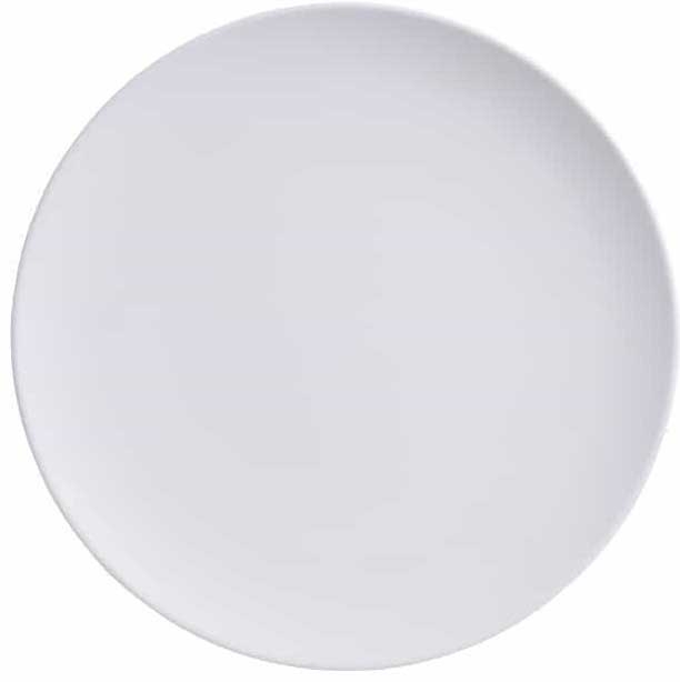 American Metalcraft Mix and Matte Collection Melamine Round White Coupe Plate, 11 1/2 inch Dia