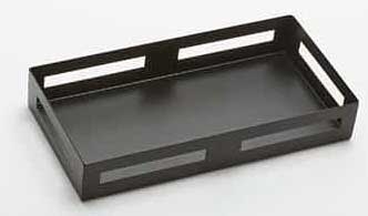 American Metalcraft Black Twilight Multifunctional Riser, 12-1/8 inch Length x 6-1/8 inch Width x 2 inch Height