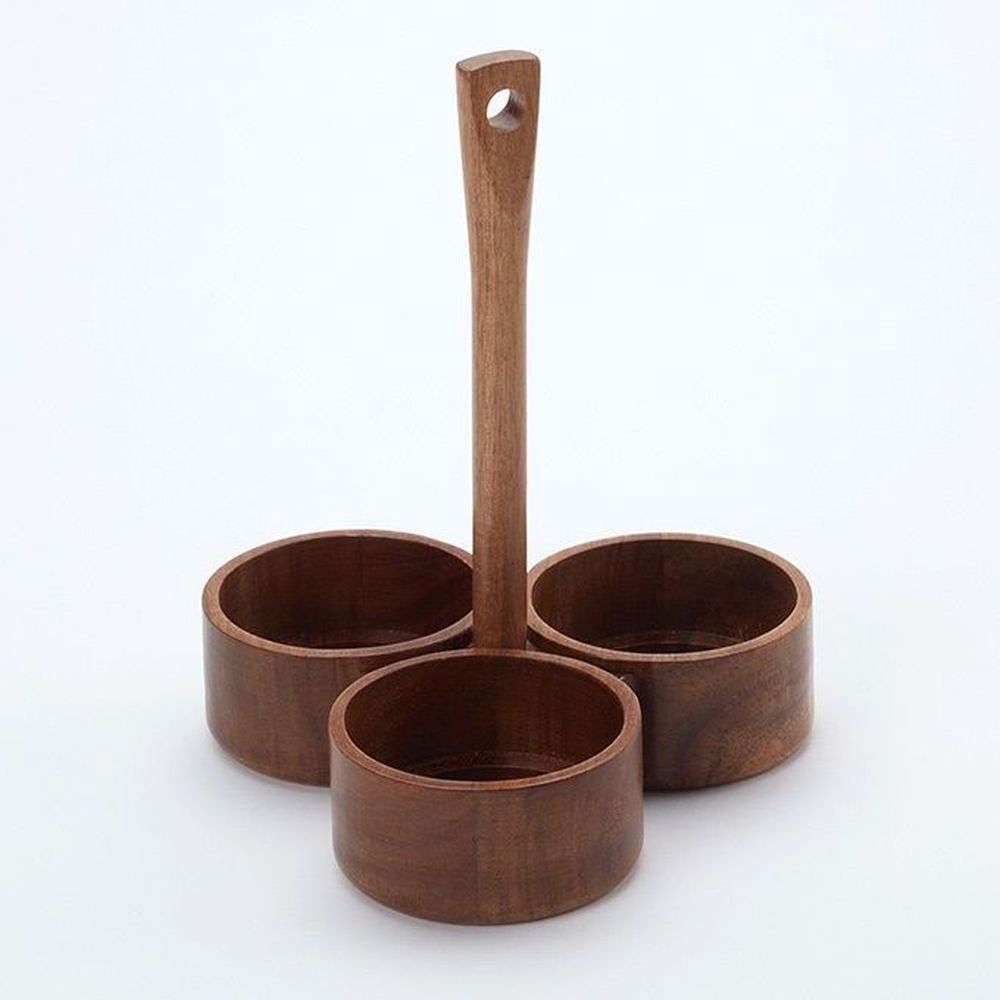 American Metalcraft Wood Acacia Shaker Caddy