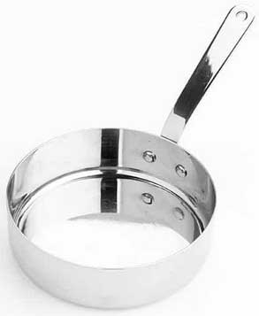 American Metalcraft Stainless Steel Mini Fry Pan, 7.5 Ounce