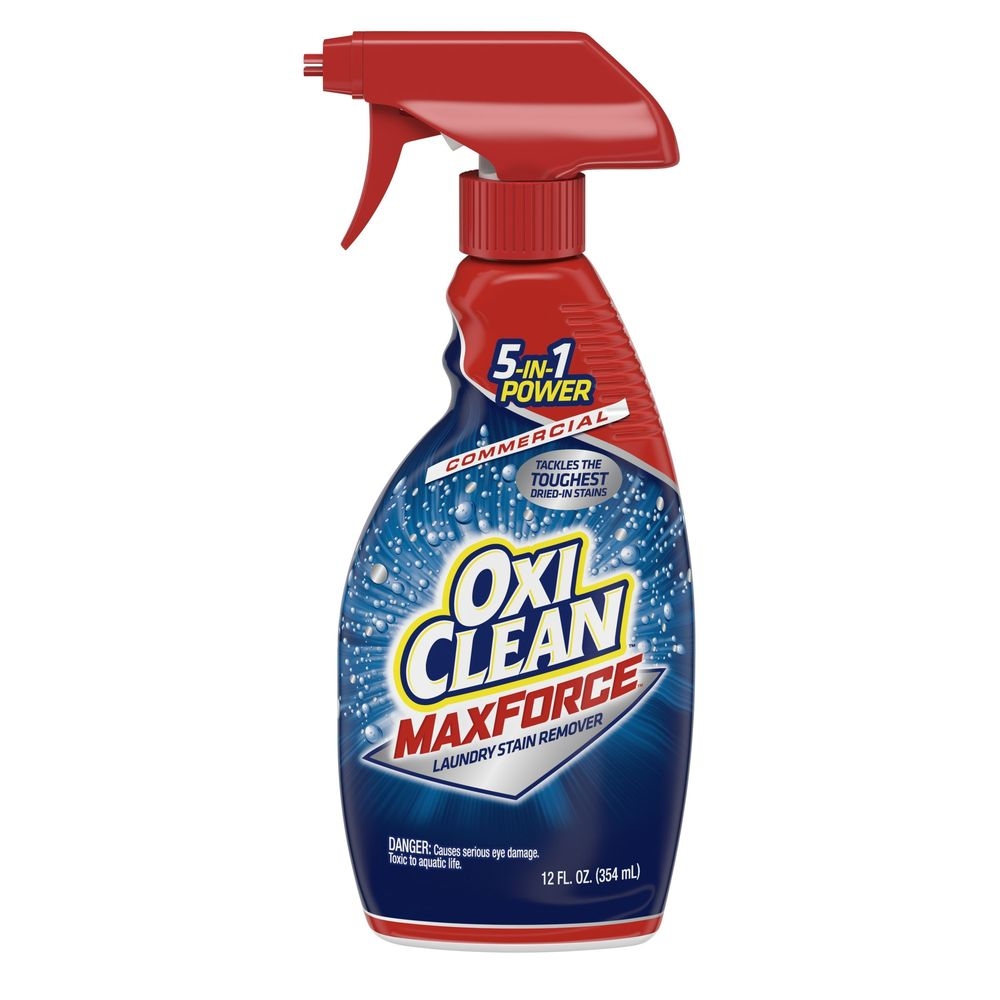OxiClean Max Force Laundry Stain Remover, 12 Ounce Spray -- 12 per case.