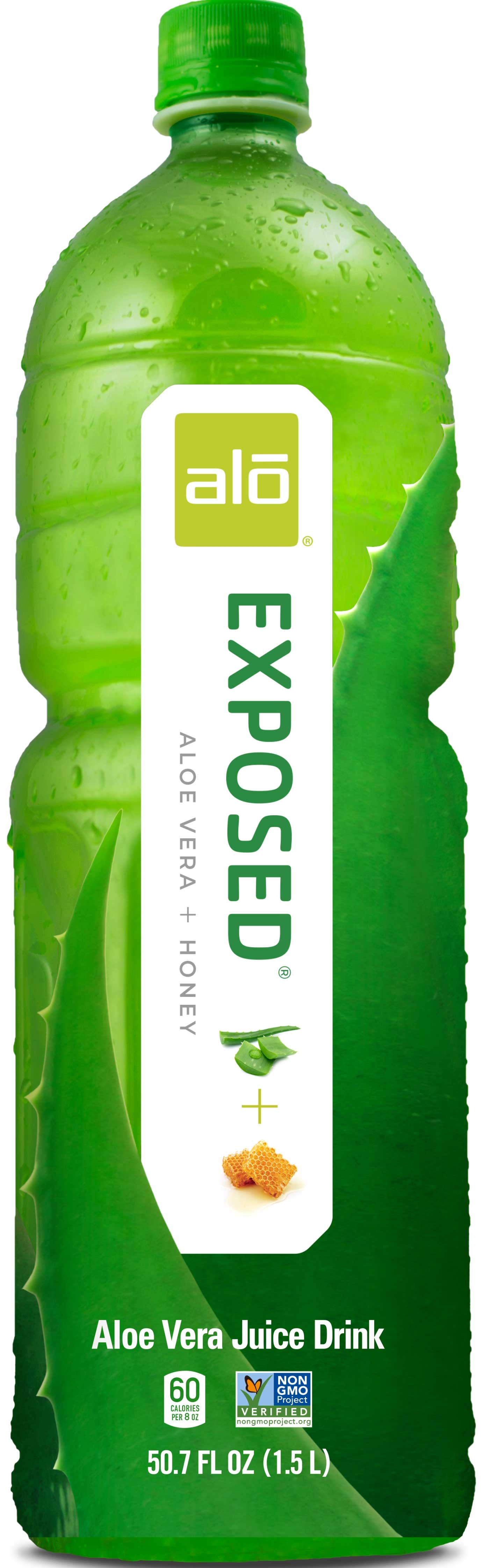 ALO Exposed Aloe Vera Plus Honey Juice Drink, 1.5 Liter -- 6 per case