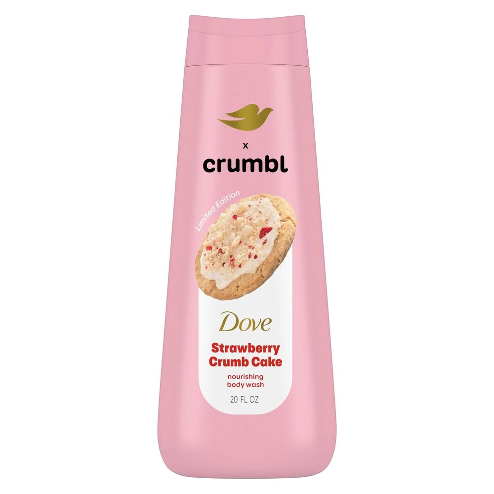 Dove Strawberry Cookie Body Wash, 20 Fluid Ounce -- 4 per case