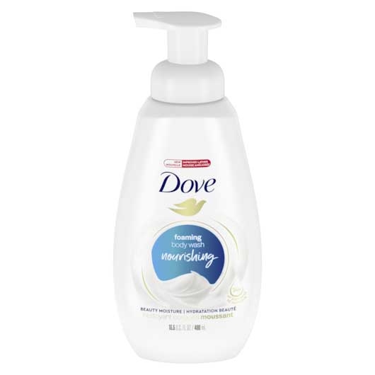 Dove Moisture Shower Foam Deep Body Wash, 13.5 Fluid Ounce -- 4 per case.