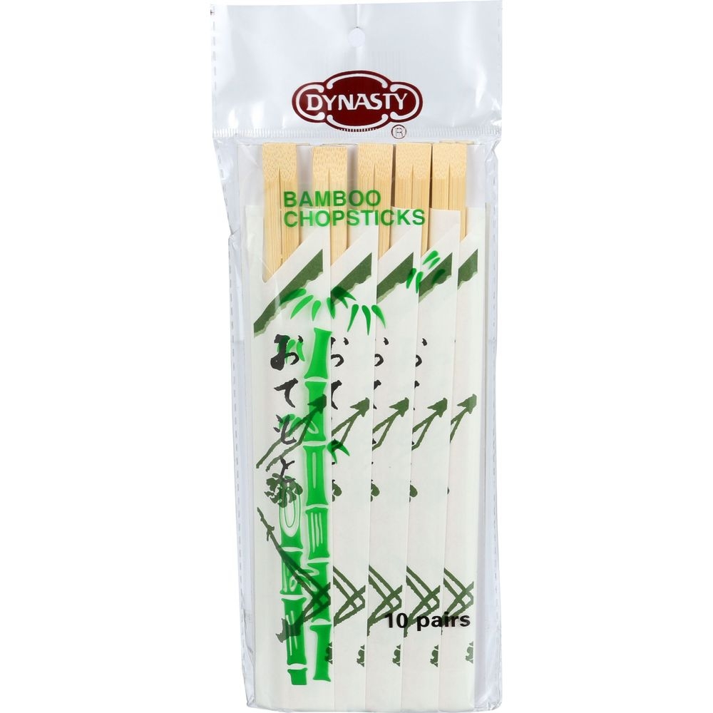 Dynasty Bamboo Chopstick, 10 count -- 12 per case