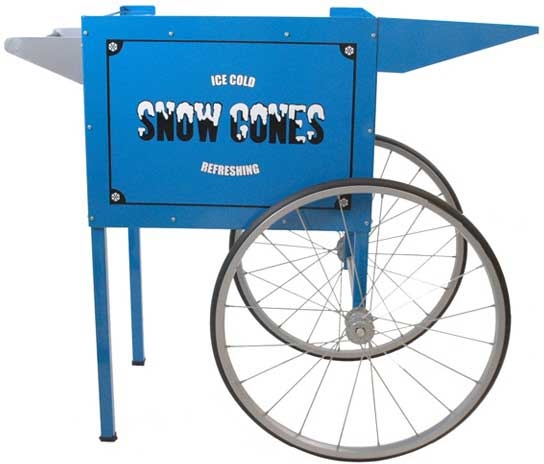 Winco BenchmarkUSA Cart/Trolley for Snow Bank Snow Cone Machine, 38 x 23 x 33 inch -- 1 set
