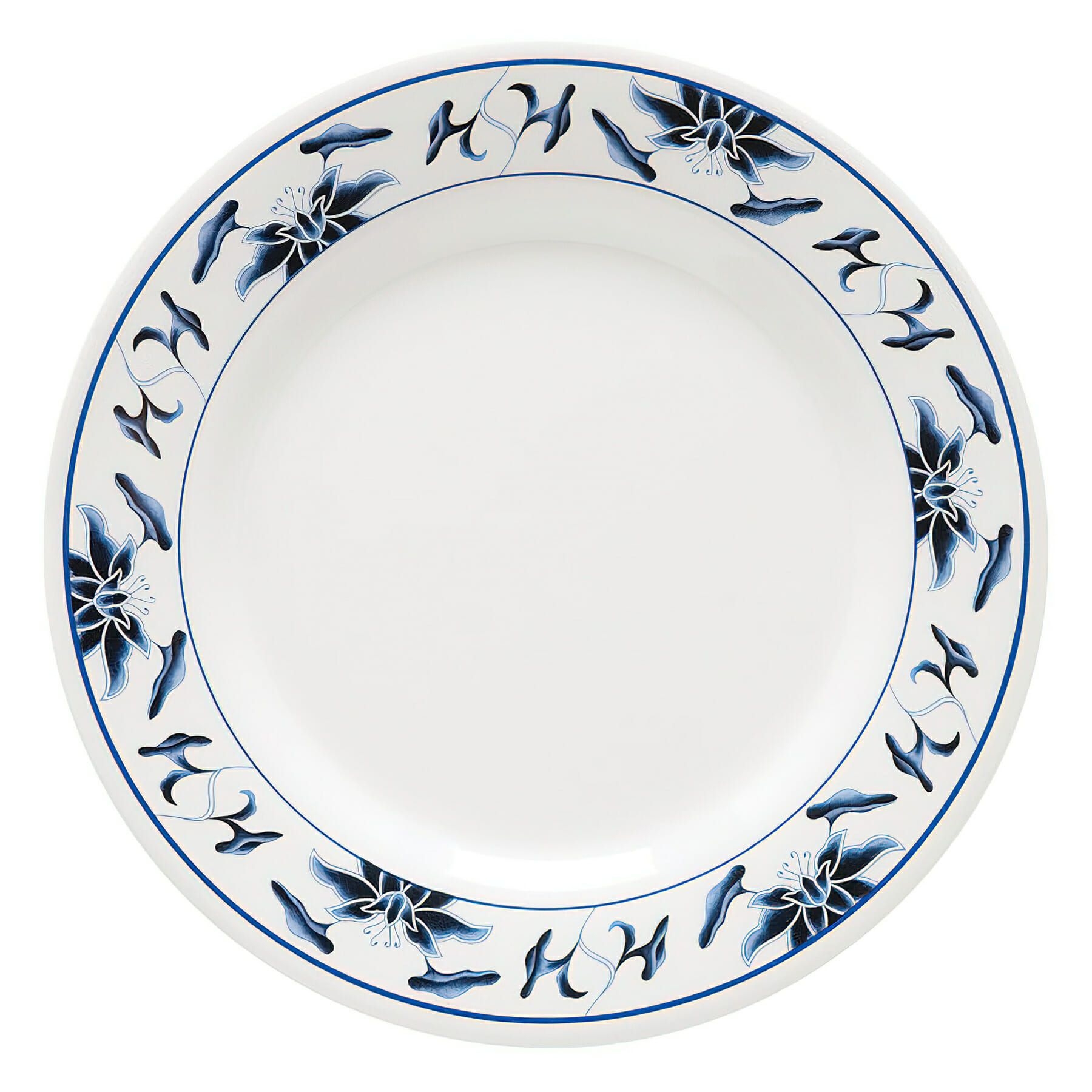 GET Enterprises inc Water Lily Dynasty Series Melamine Plate, 9.5 inch -- 12 per case.