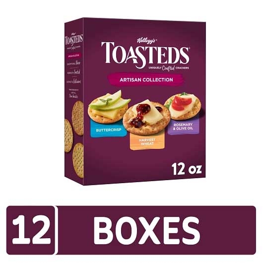 Keebler Toasteds Party Pack Cracker Assortment, 12 Ounce -- 12 per case
