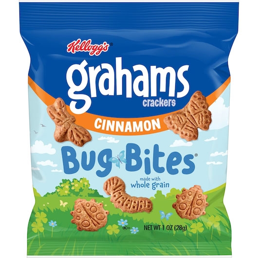 Kellogg's Cinnamon Graham Cracker Bug Bites, 1 ounce -- 210 per case