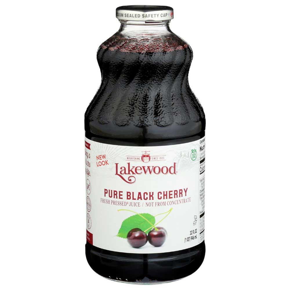 Lakewood Pure Black Cherry Juice, 32 Fluid Ounce -- 6 per case