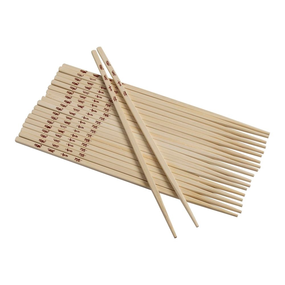 Joyce Chen Reusable Burnished Bamboo Chopsticks Set, 10 Pairs