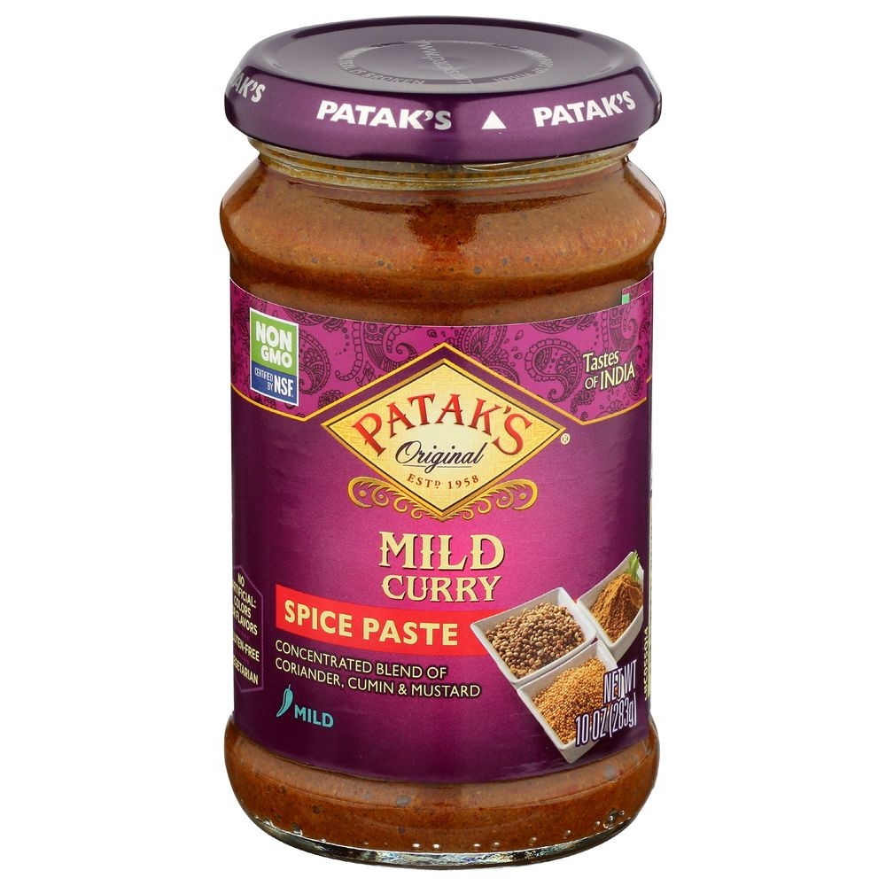 Pataks Mild Curry Paste, 10 Ounce -- 6 per case