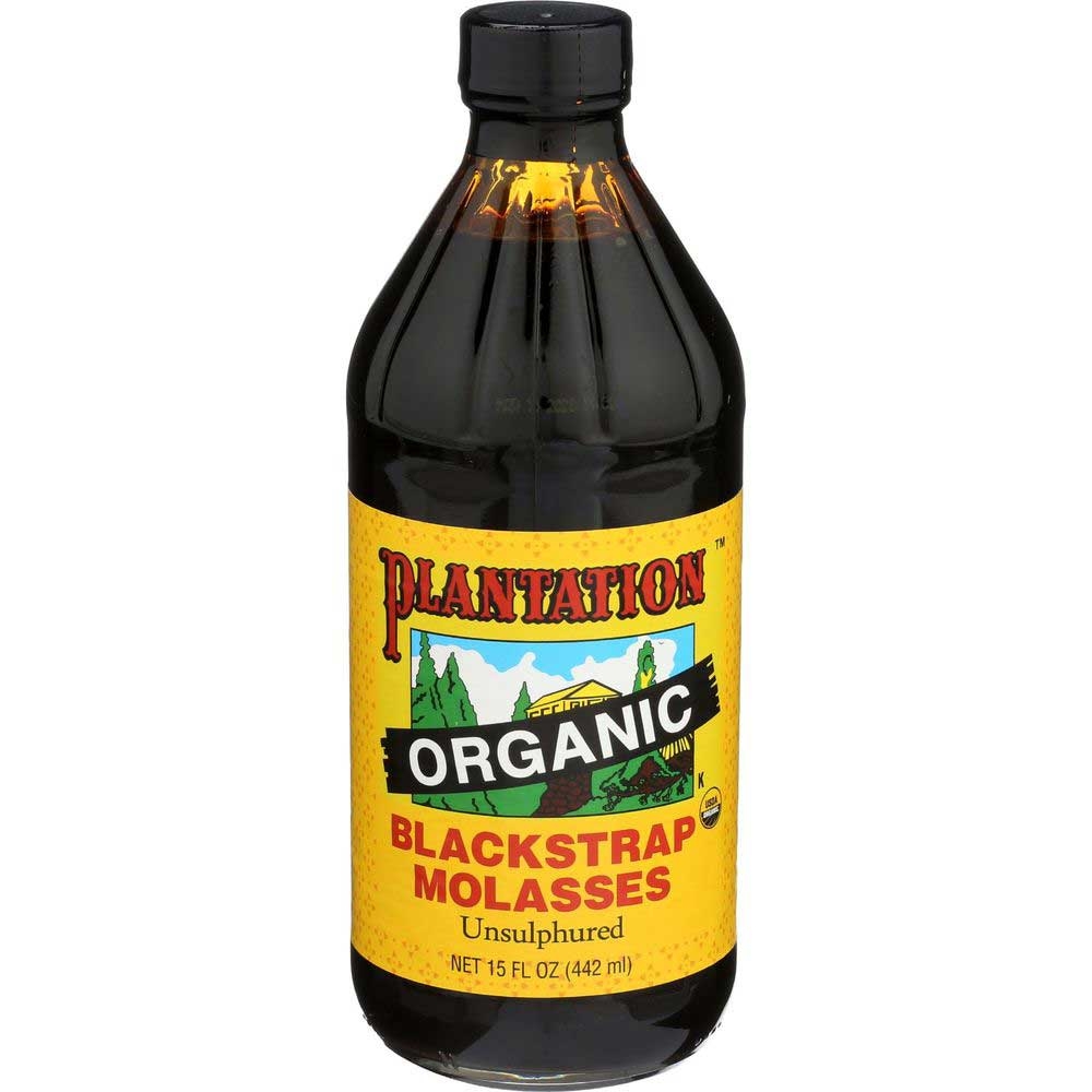 Plantation Organic Black Strap Molasses, 15 Ounce -- 12 per case