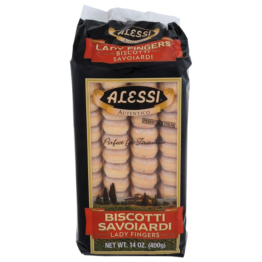Alessi Lady Fingers Biscotti Savoiardi Cookies, 14 Ounce -- 10 per case