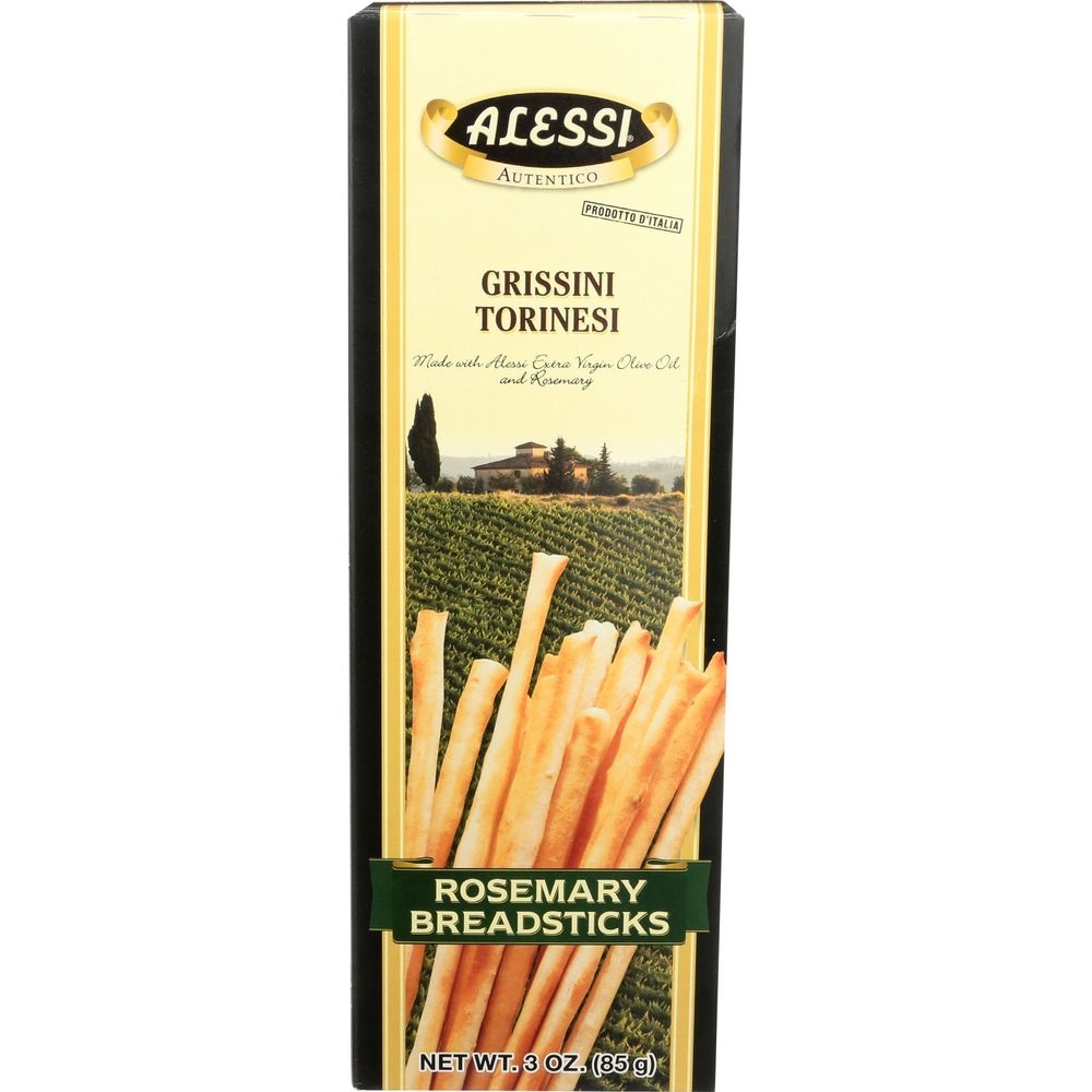 Alessi Rosemary Breadsticks, 3 Ounce -- 12 per case
