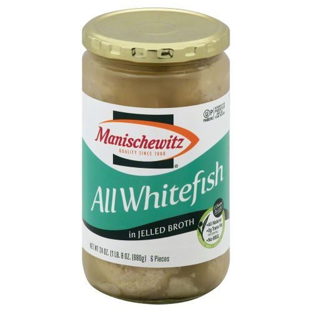Manischewitz All Whitefish in Jelled Broth, 24 Ounce -- 12 per case