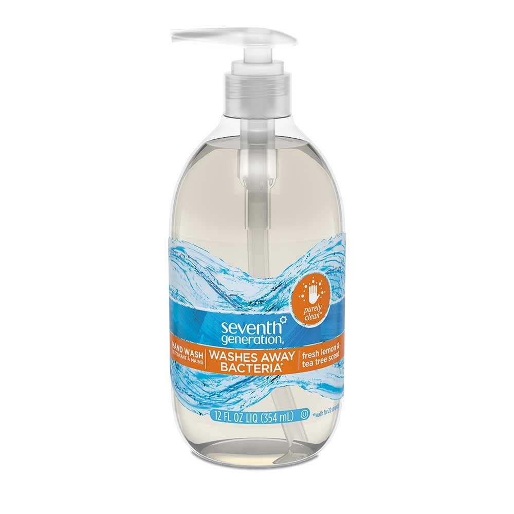 Seventh Generation Purely Clean Liquid Hand Wash, 12 Ounce -- 8 per case