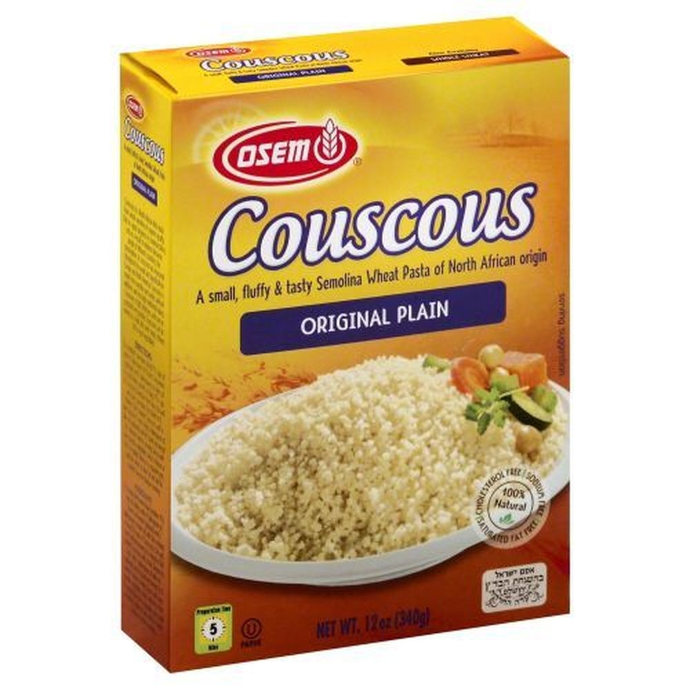 Osem Original Plain North African Couscous, 12 Ounce -- 12 per case