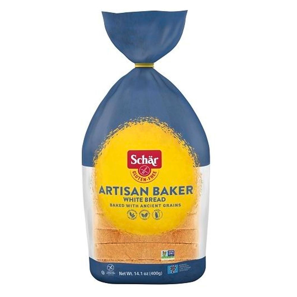 Schar Gluten Free Artisan Baker Sourdough White Bread, 14.1 Ounce -- 8 per case