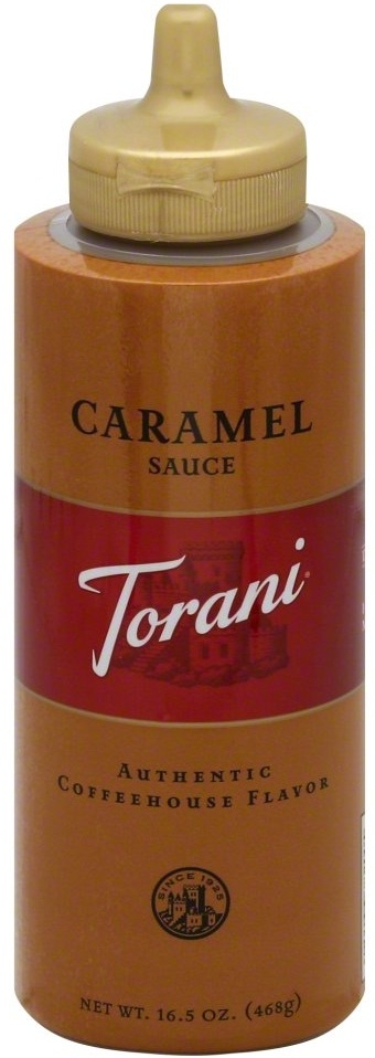 Torani Caramel Sauce, 16.5 Ounce Squeeze Bottle -- 4 per case