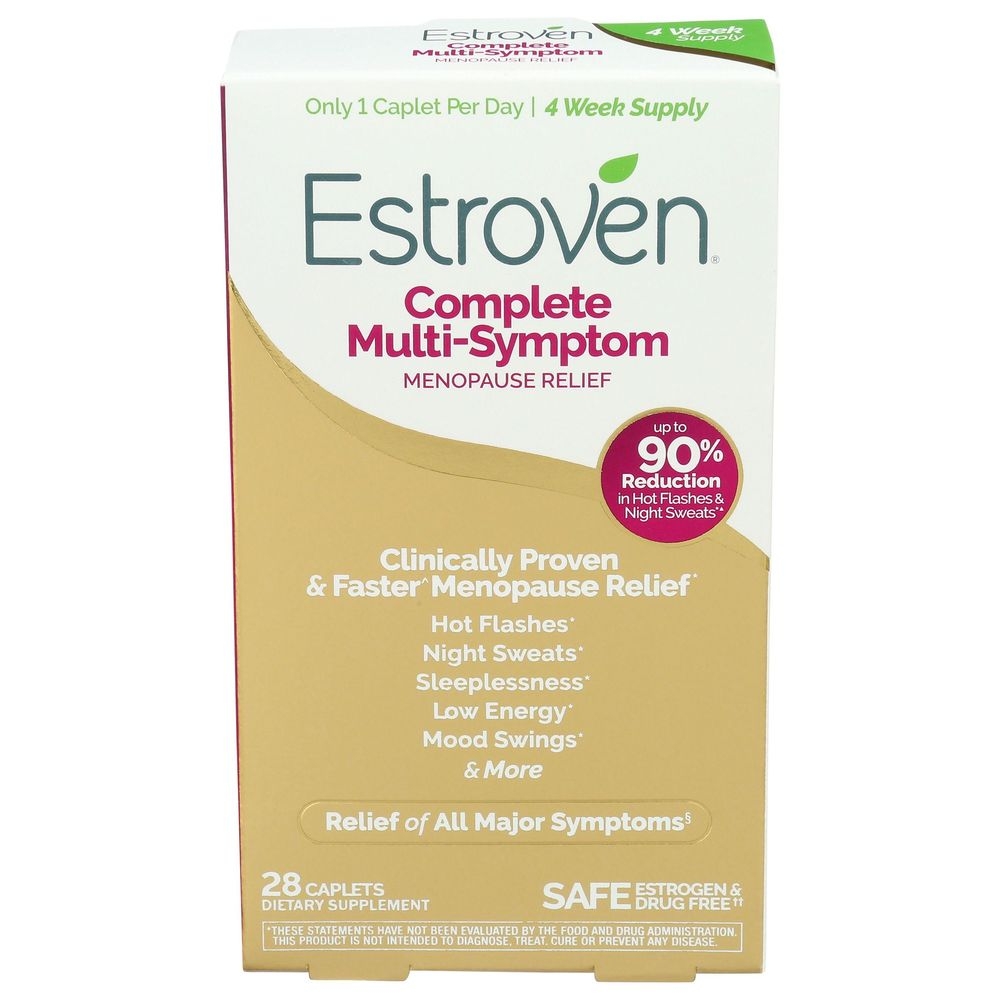 Estroven Complete Multi-Symptom Menopause Relief Caplet, 28 count