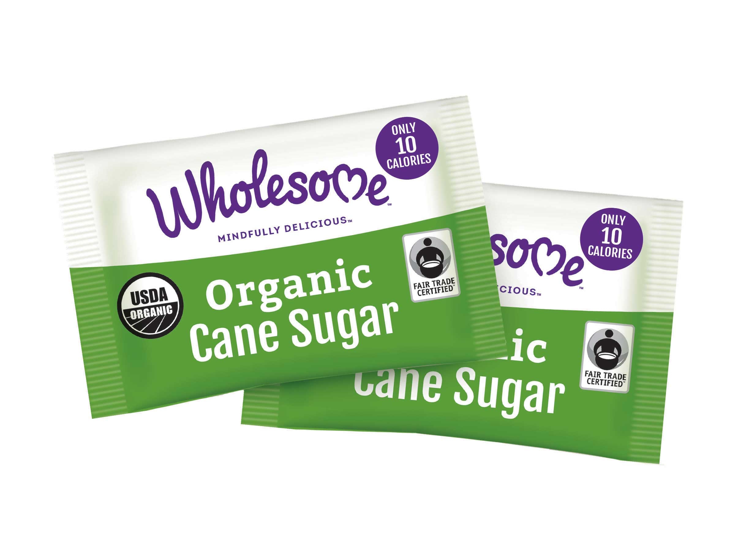Wholesome Sweeteners Organic Cane Sugar Packet, 2.6 Gram -- 1000 per case.